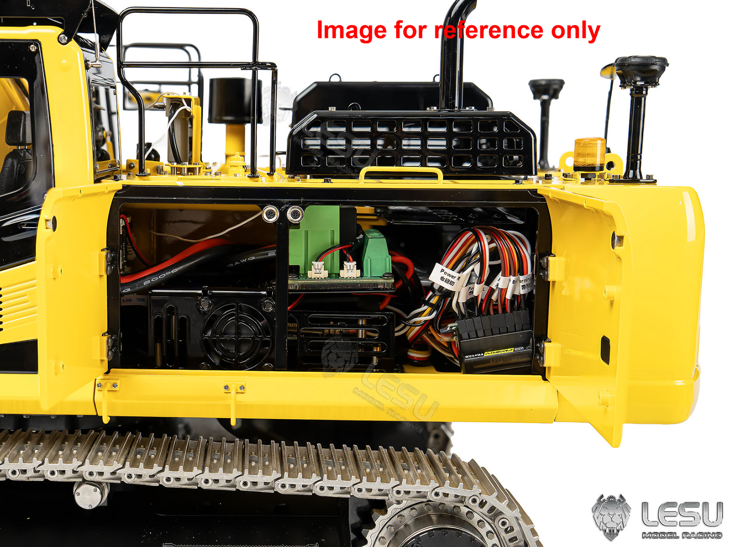 LESU Aoue PC500 1/14 Metal RC Hydraulic Tracked Excavator RC Digger Model 7Ways Valve 3-4MAP Pump Light System Assembled