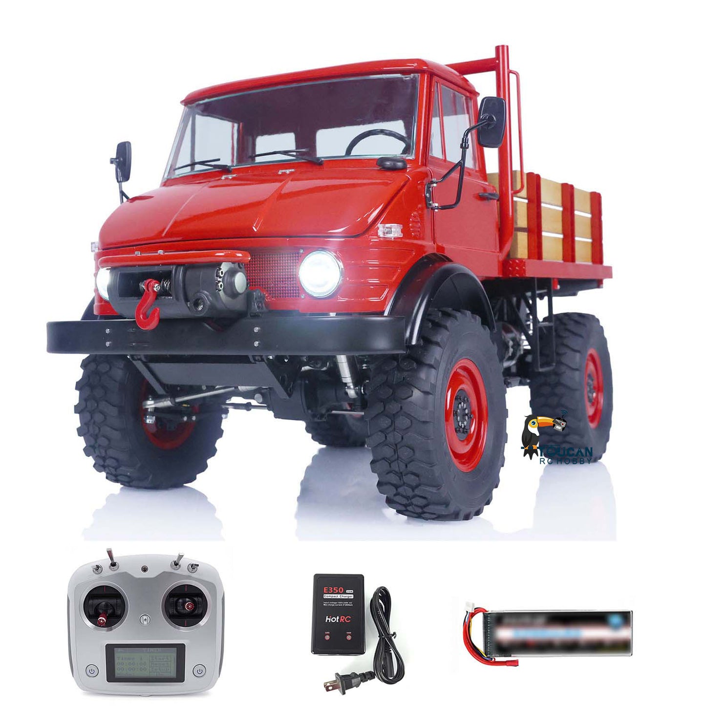 In Stock LESU 1/10 Scale 4x4 Ready To Run Metal RC Off-Road Vehicles for U406 Radio Control Car Model W/ Sound Light System 5200mAH Battery