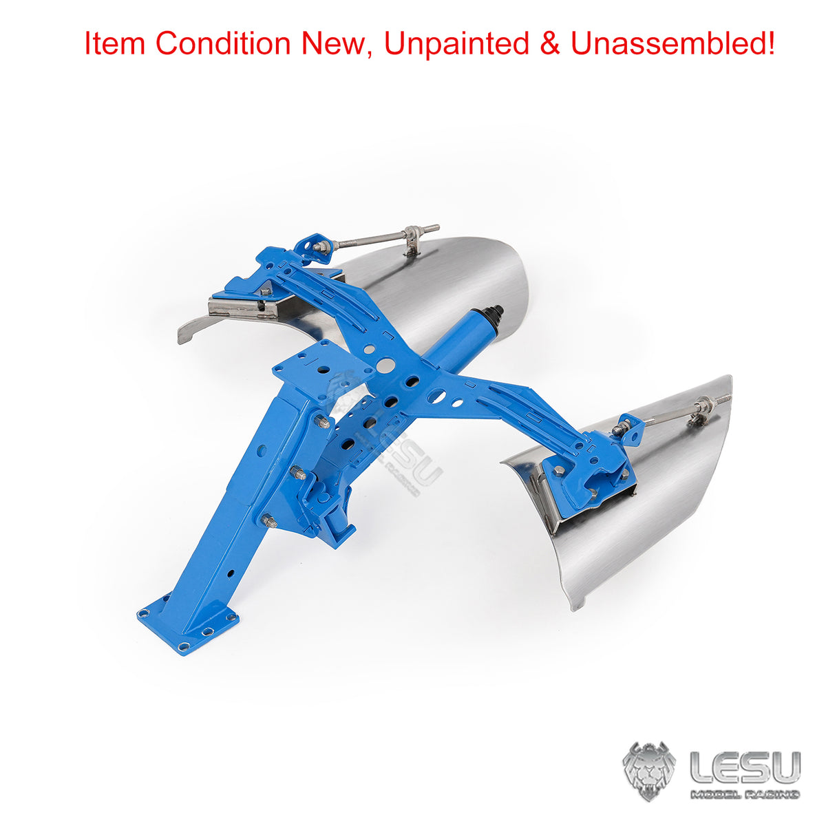 IN Stock LIMITED-TIME SALE LESU C0072 1/14 Metal Hydraulic Mounted Reversible Plow Upgrade Attachment for AOUE 1050 RC Walking Tractor Agricultural Vehicle Model