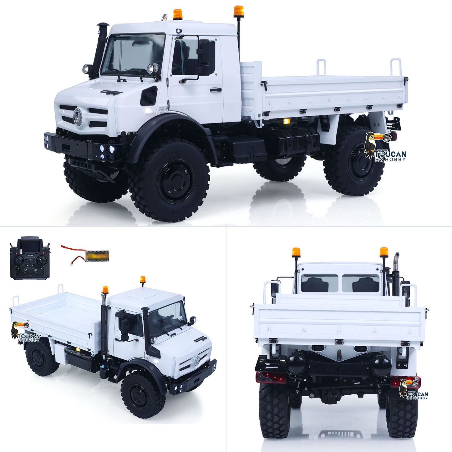 LESU U4023 4X4 1/14 RC Off Road Vehicle Metal ATV Light Truck MT44023 Model Light Sound Wheel Reduction Axle Lock Radio Battery