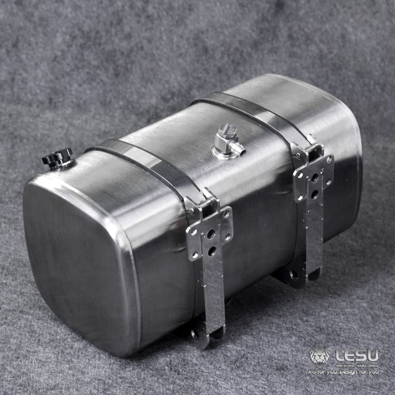 LESU Metal Right Left Simulated Fuel Tank Decorative Accessory Suitable for 1/14 RC DIY Tractor Truck Model Car Spare Part