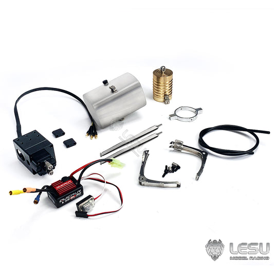 LESU 155MM 205MM Brass Lift Cylinders Hydraulic System ESC Motor Suitable for 1/14 RC Dumper Radio Controlled Tipper Truck