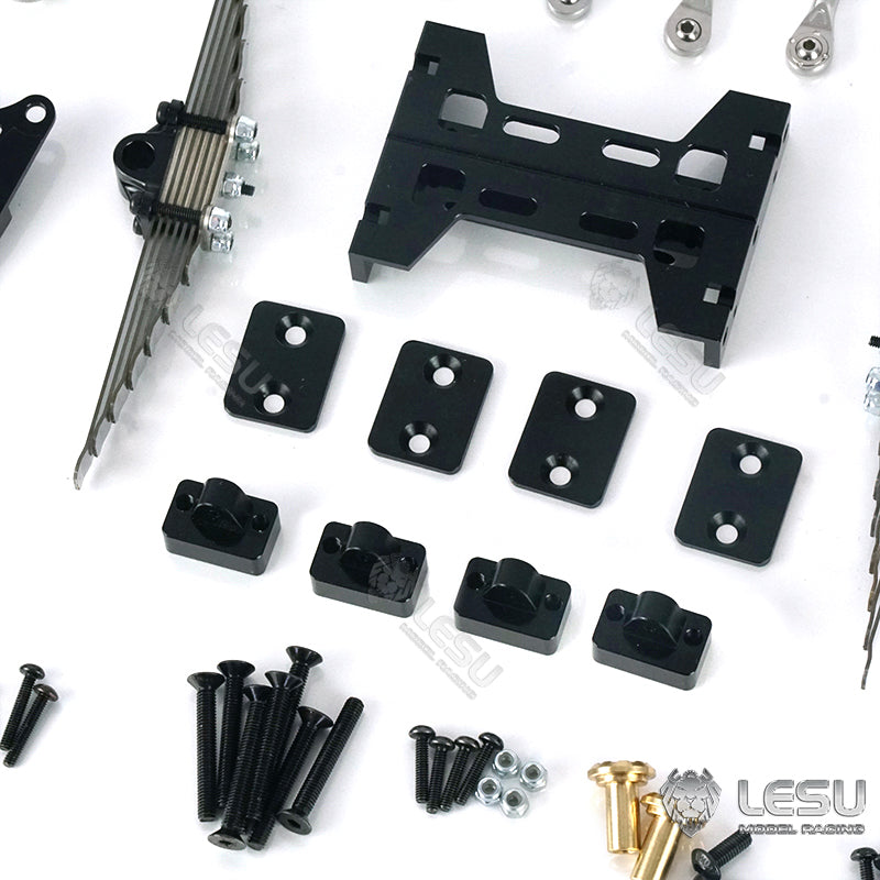 Metal 9MM Rear Suspension for LESU 1/14 Scale 3348 Dumper Remote Controlled Truck Axles Model Replacements Spare Parts