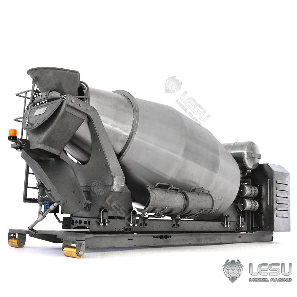 LESU Metal Concrete Mixing Machine for 1:14 Remote Control Dump Truck Tipper Car