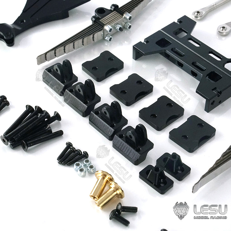 Metal 9MM Rear Suspension for LESU 1/14 Scale 3348 Dumper Remote Controlled Truck Axles Model Replacements Spare Parts