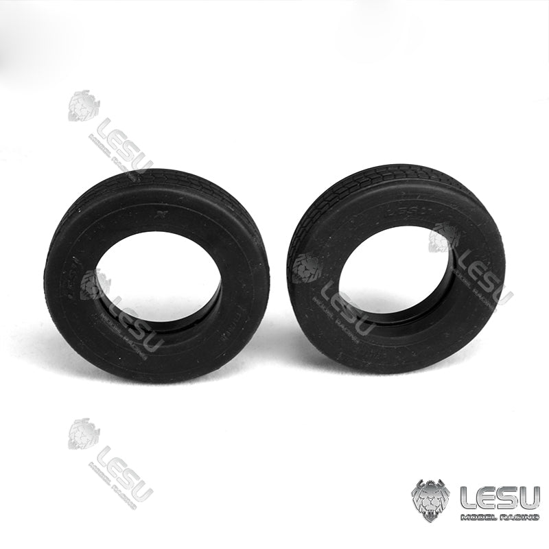 ??????US STOCK LESU 52MM Wheel Tires for 1/14 A0020 RC Hydraulic Trailer Remote Controlled Truck DIY Simulation Model Accessories