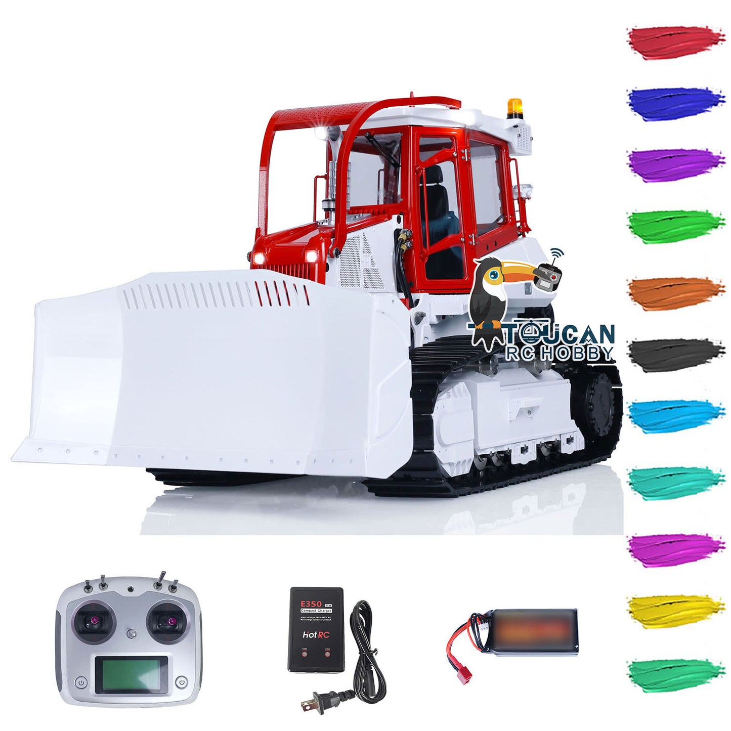 LESU 850K Metal 1/14 RC Hydraulic Bulldozer Remote Control Dozer Construction Vehicle PNP RTR Painted Hobby Model DIY Cars