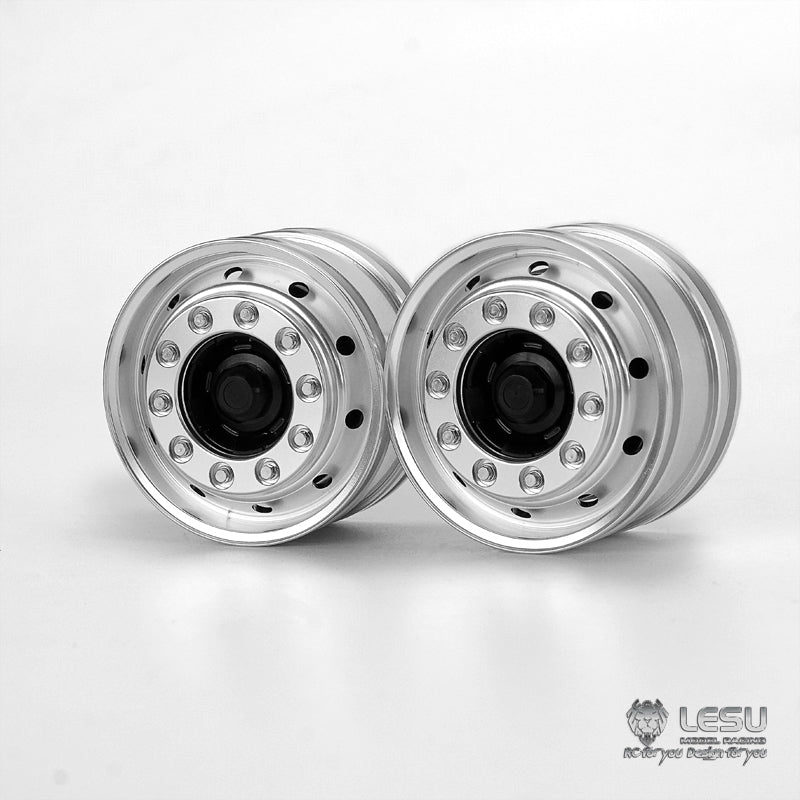 1/14 LESU Wide Metal Wheel Hub RC DIY Spare Part Suitable for Radio Controlled American FH12 FH16 RC Tractor Truck Cars