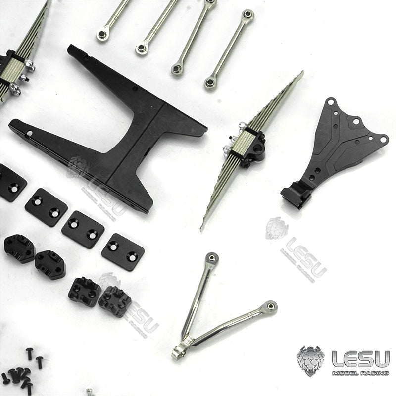 Metal 9MM Rear Suspension for LESU 1/14 Scale Differential Axles Dump Truck Model DIY Replacements Accessories Spare Parts