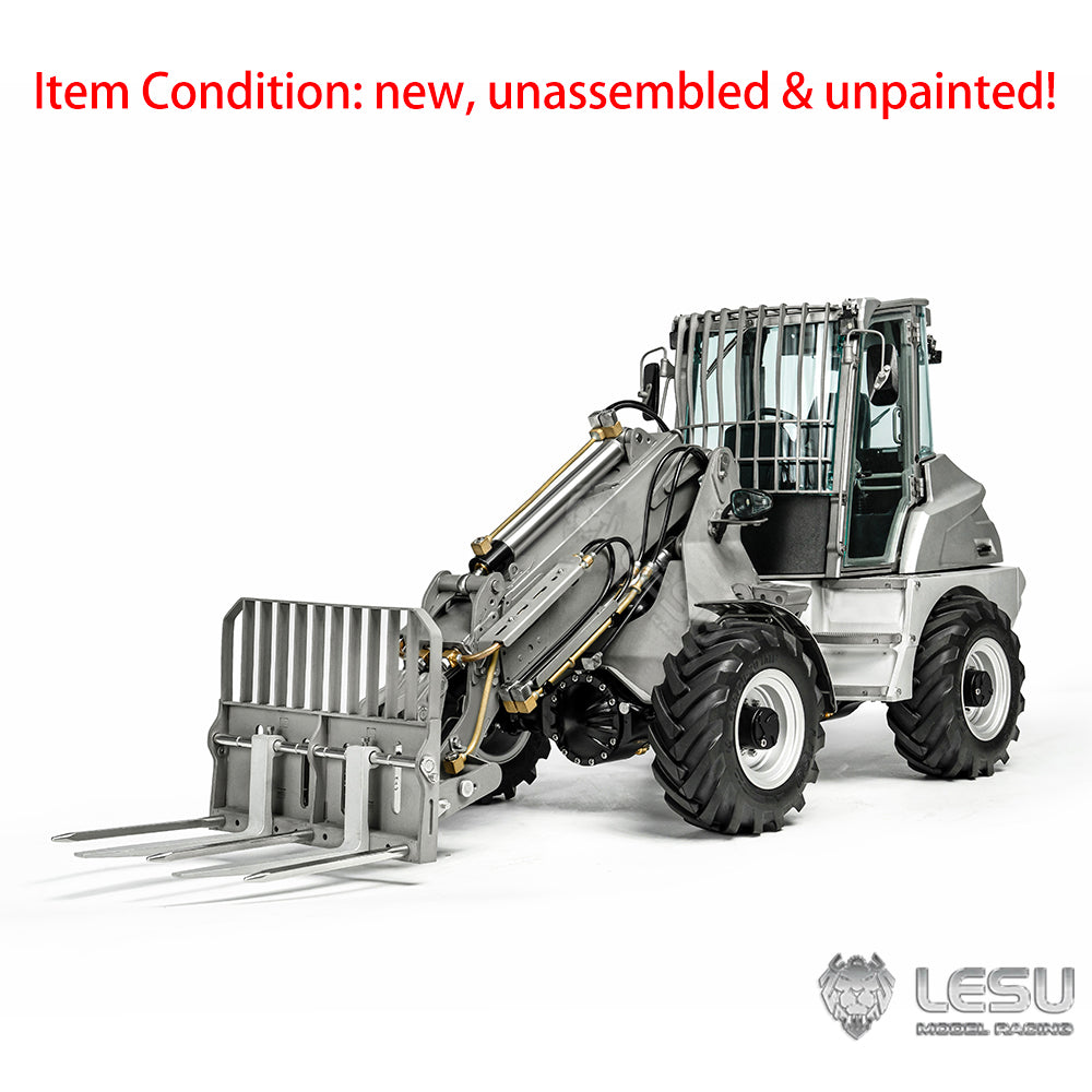 LESU 1/14 AT1050 RC Hydraulic Fork Loader Radio Control Car Telescopic Arm KIT/PNP Optional Versions Hobby Model ESC Servo Motor