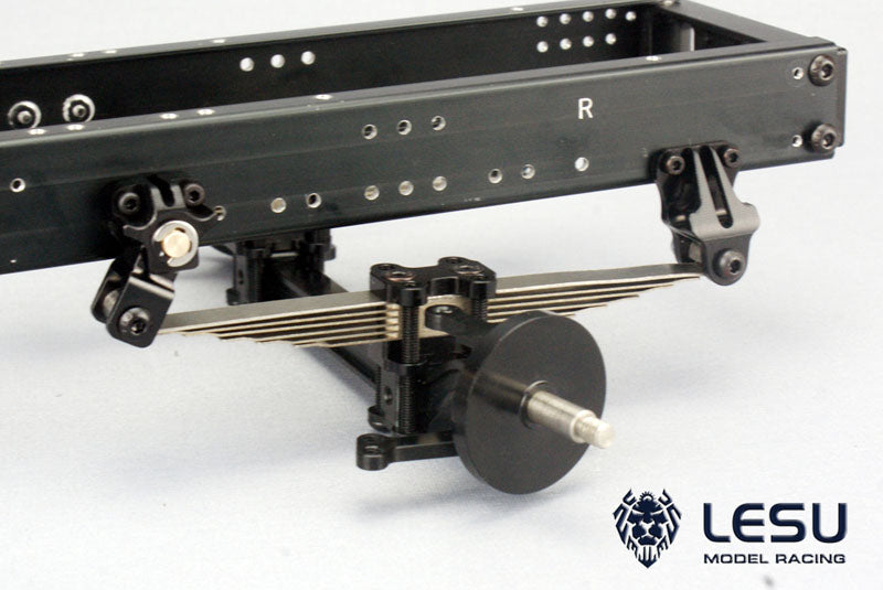 1:14 LESU Straight Plate Front Suspension Set Suitable for RC Power Unpower Front Axle Radio Control Truck Tractor Model