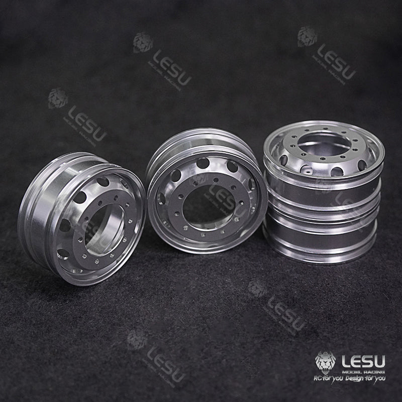 LESU Metal DIY Spare Part Dual Rear Hub Suitable for 1/14 Scale RC Wheel Reduction Axle Truck Tractor Radio Control Dumper