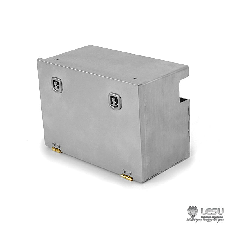 LESU Air Discharge Metal Box Urea Tank ToolBox DIY Spare Part Suitable for 1/14 R620 R470 RC Tractor Truck Vehicle Cars