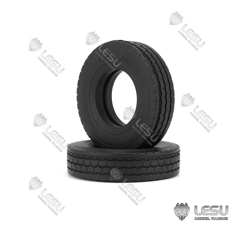 US STOCK Wheel Tires for 1/14 LESU A0020 RC Hydraulic Trailer Radio Controlled Truck A0005 Hobby Model Simulation Vehicles