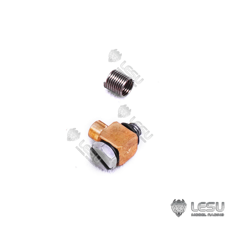 LESU Brass Nozzle Spare Part Suitable for 1/14 Scale 2.5*1.5MM Pipe Hydraulic RC Excavator Truck Loader Radio Controlled Forklift