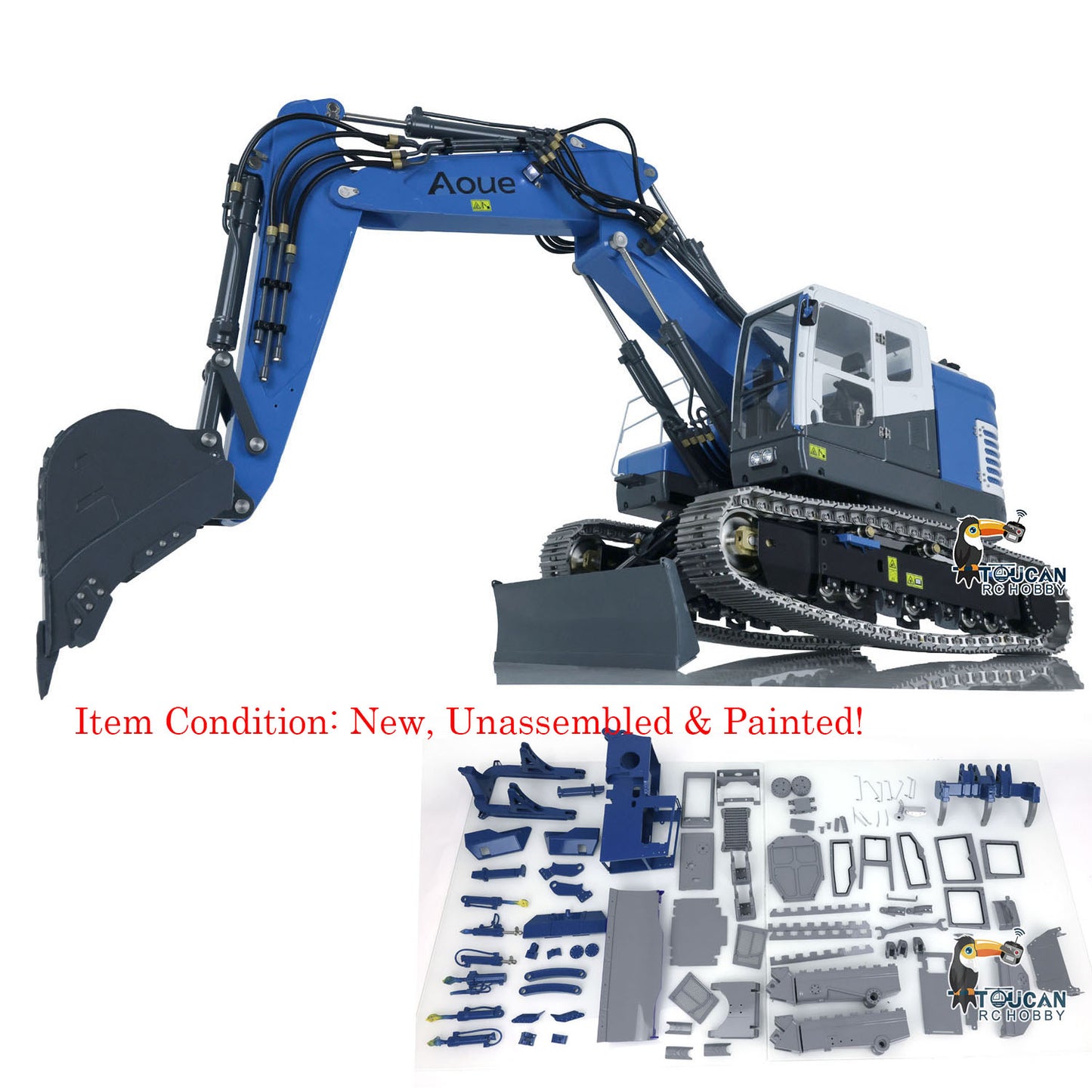 LESU Aoue ET26L 1/14 Metal Hydraulic RC Excavator Construction Vehicles Model W/ GPS Motor Servo ESC Optional Upgrade Accessories