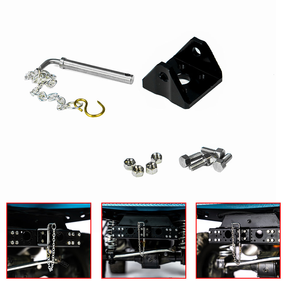 LESU Metal Rear Hook for 1/10 RC Off-Road Vehicles 4x4 Remote Control Truck Model RA-G009 Tail hook Part