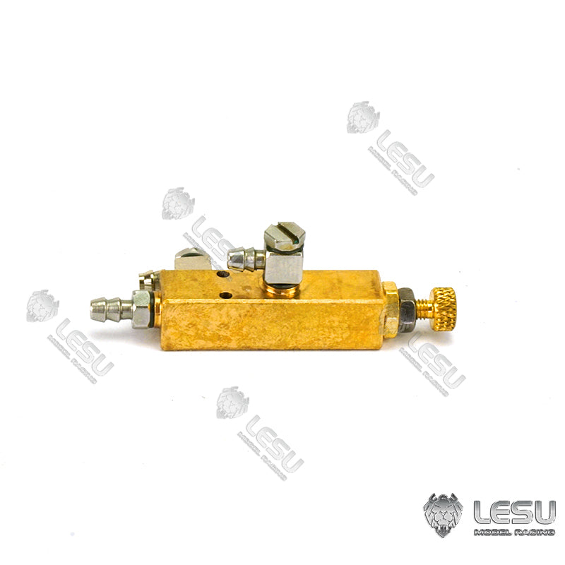 LESU Metal Relief Valve Regulating Valve Hydraulic Control Parts A B for 1/14 Scale Radio Controlled Dumper Truck Excavator