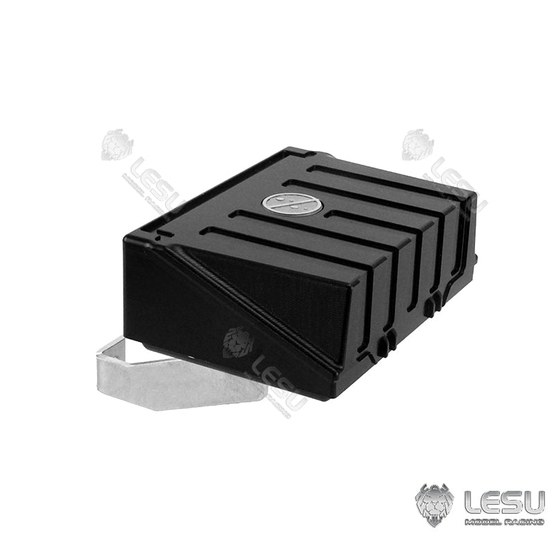 LESU 1/14 Metal Part Simulated Battery Box Air Tank Suitable for RC Tractor Truck Radio Controlled Dumper Tipper DIY Model