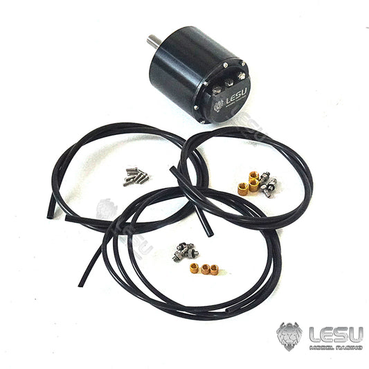 LESU Hydraulic Oil Motor W/ Nozzle Oil Pipe Suitable for 1/14 Remote Control Truck RC Dumper Loader Model Vehicle DIY Spare Part