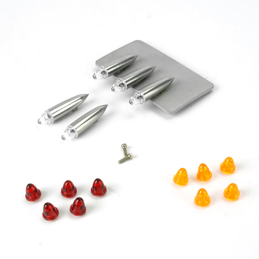 US STOCK LESU 3MM Metal Lamp Cup B for 1/14 TAMIYA RC Tractor Truck Radio Control Vehicle Model King Spare Accessories