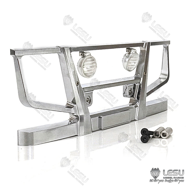 LESU Front Bumper Metal DIY Spare Part Suitable for 1/14 RC FH16 Radio Controlled Tractor Truck DIY Model Vehicle Accessory