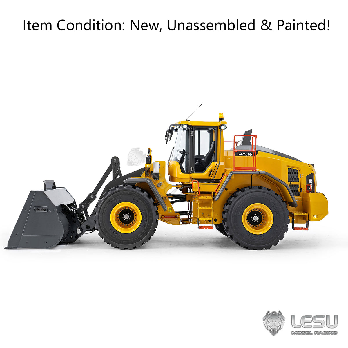 LESU L220H 1/14 Metal Hydraulic RC Wheel Loader A0013 KIT Model 4WD Brushless Motor 2 Speed Drive Differential Lock Quick Release Bucket Sound