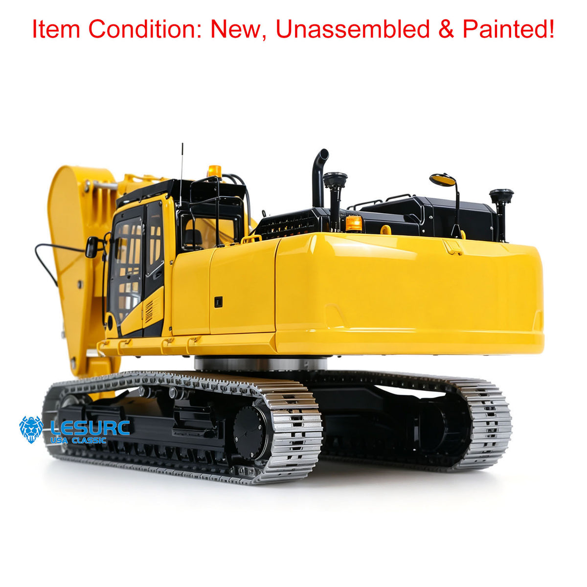 LESU PC500 1/14 Metal Hydraulic RC Crawler Excavator B0020 Remote Control Rock Arm Digger KIT Model with Brushless Motor ESC Light 3CH Valve
