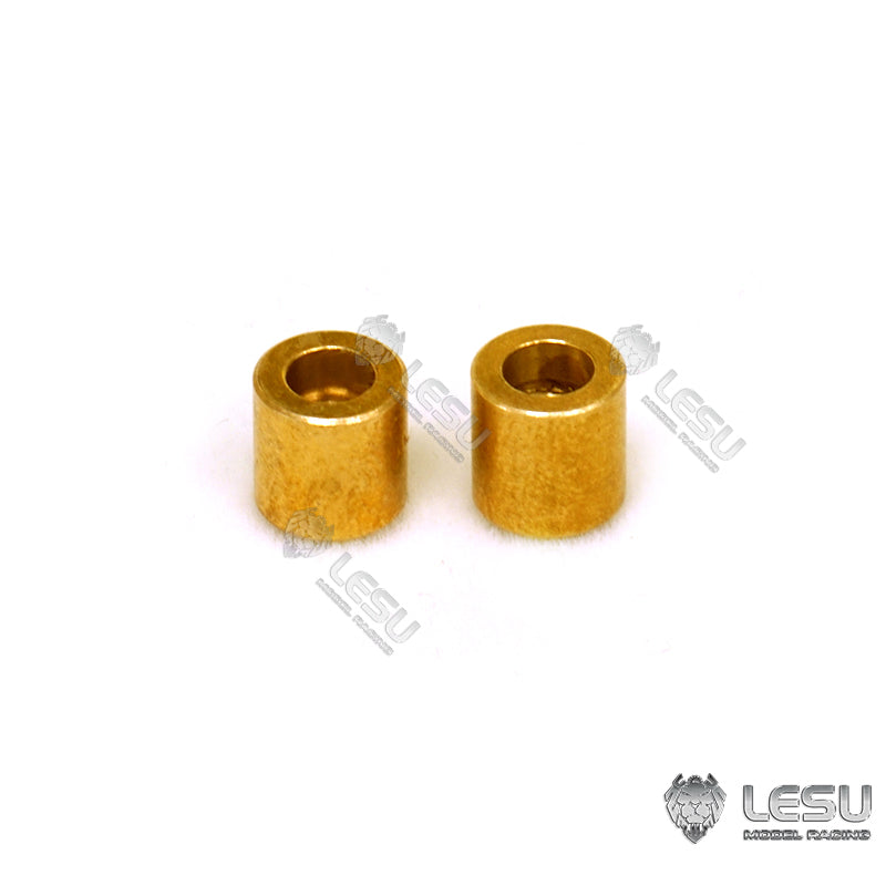 LESU Brass Nozzle Nut for 3*2MM 4*3MM Pipe Scale RC Hydraulic Excavator Loader Truck Model Replacements Accessories Spare Parts