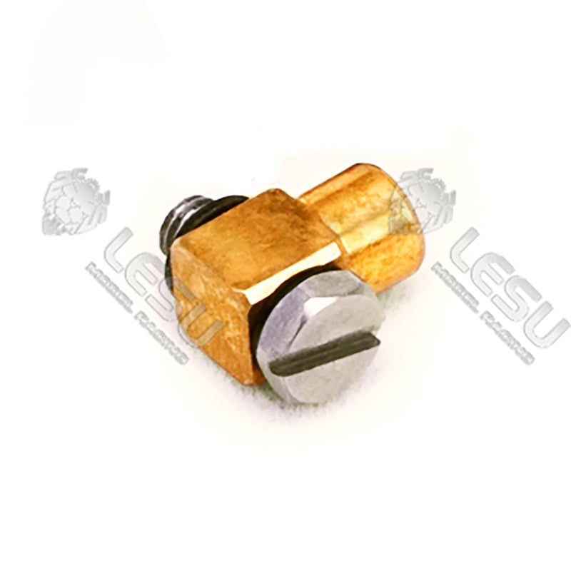 LESU Brass Nozzle Spare Part Suitable for 1/14 Scale 2.5*1.5MM Pipe Hydraulic RC Excavator Truck Loader Radio Controlled Forklift