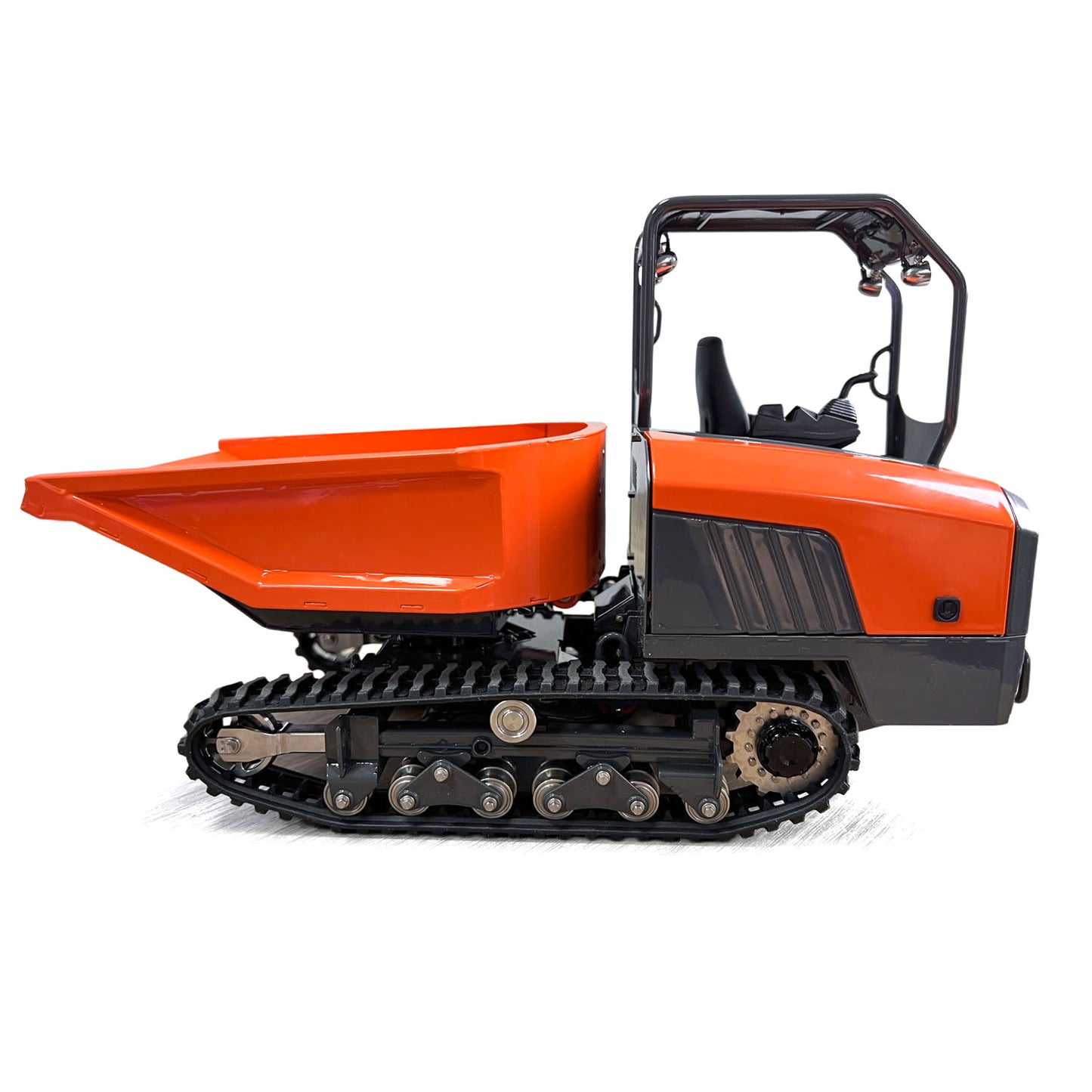 Metal LESU 1/14 Hydraulic Remote Control Tracked Dump Truck KC300HR-5 RC Dumper Model 180 Degree Rotation Openable Door Lights