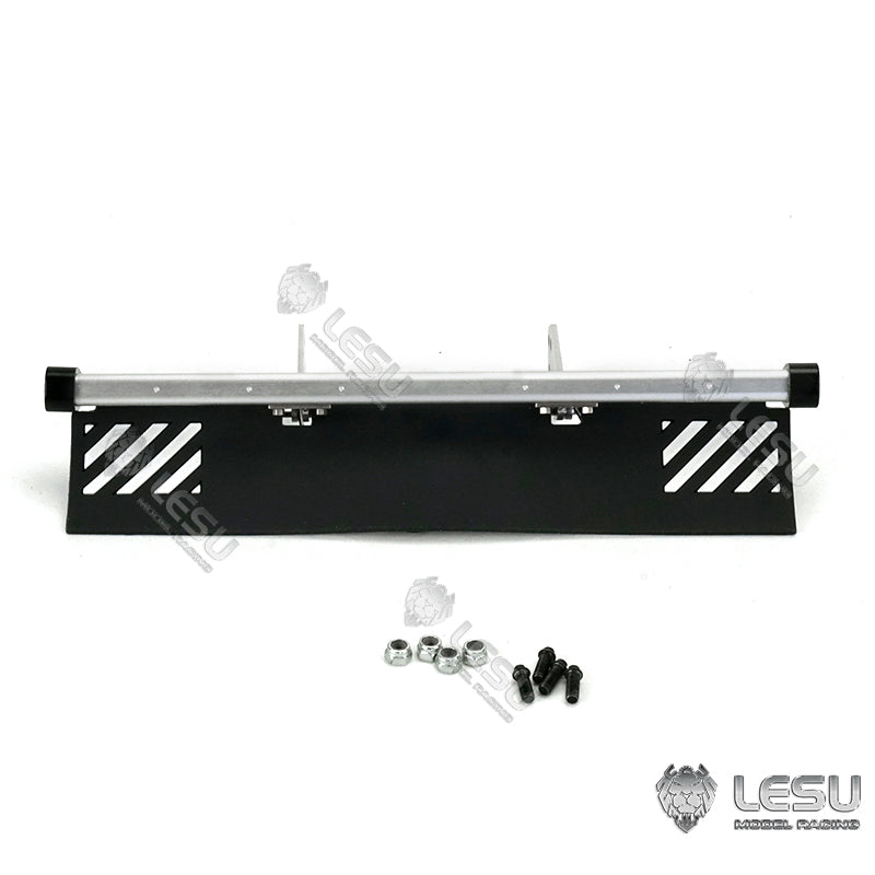 LESU Metal Exhaust Box Chimney Toolbox Air Filter Aircleaner Bumper for 1/14 Upgrade Part RC Tractor Truck DIY Cars Model