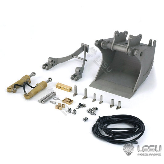 Metal Grab Bucket For 1/14 LESU RC Hydraulic Excavator   ET30H Aoue ET26