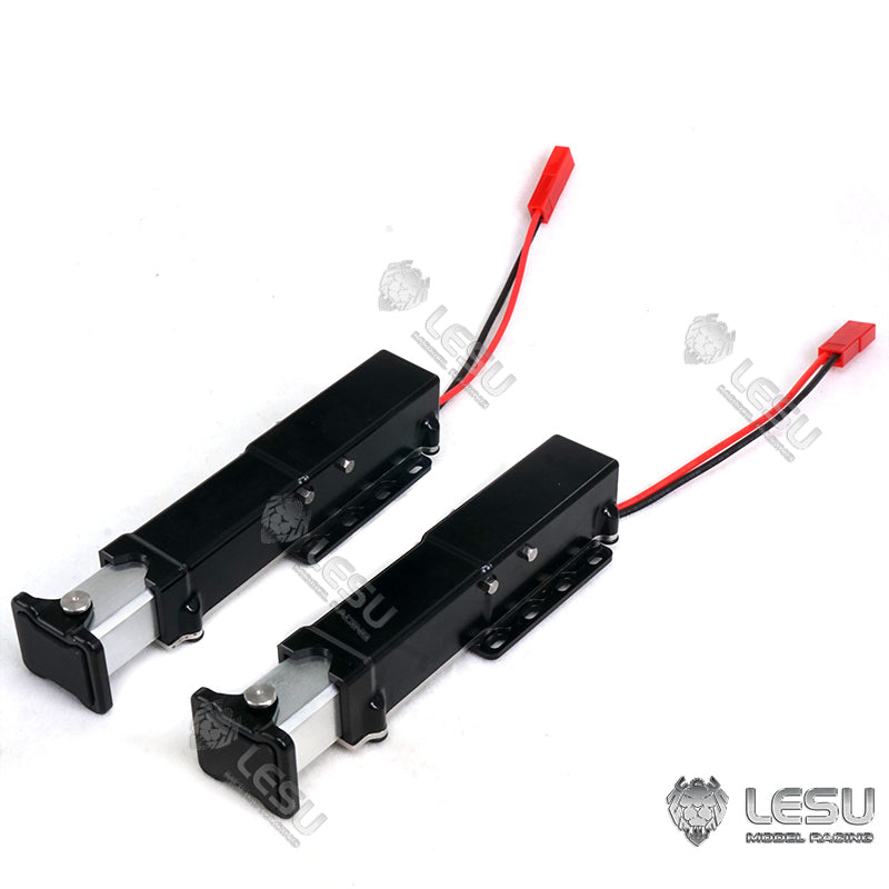 LESU 1/14 RC Trailer Flatbed Truck Spare Parts Metal Electric Lifting Legs ESC for Model Upgrade for Construction Truck