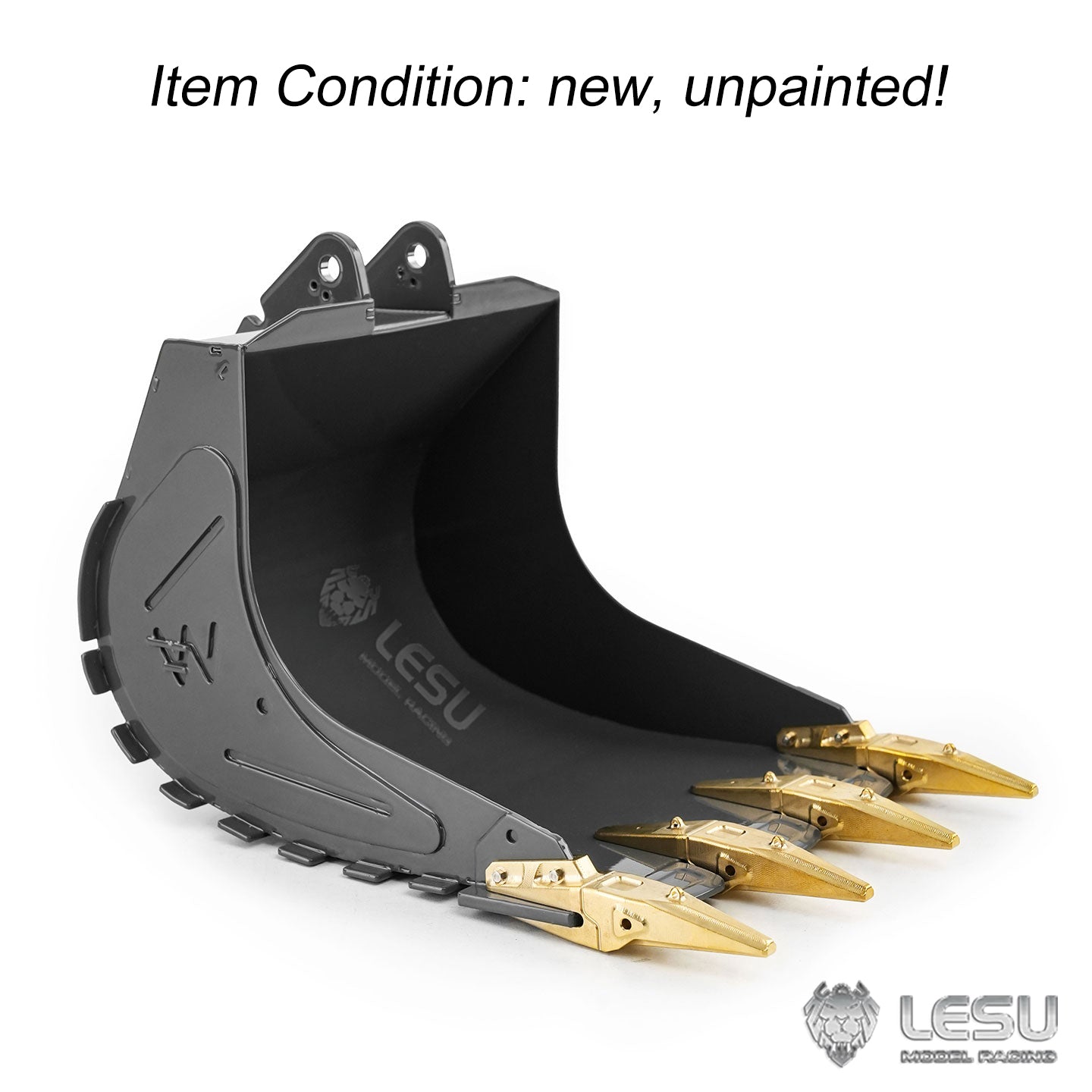 Metal Original Bucket B0030-G for LESU LR956 PC360 ET26L SK500 ET26B ET36L 1/14 RC Hydraulic Excavator Remote Control Digger