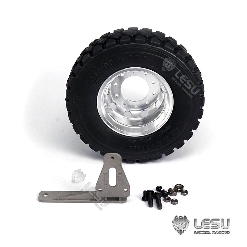 LESU Rubber Spare Wheel Tire for DIY 1/14 Remote Control Dumper Truck RC Tipper Car Model Vehicle Upgrade Accessories