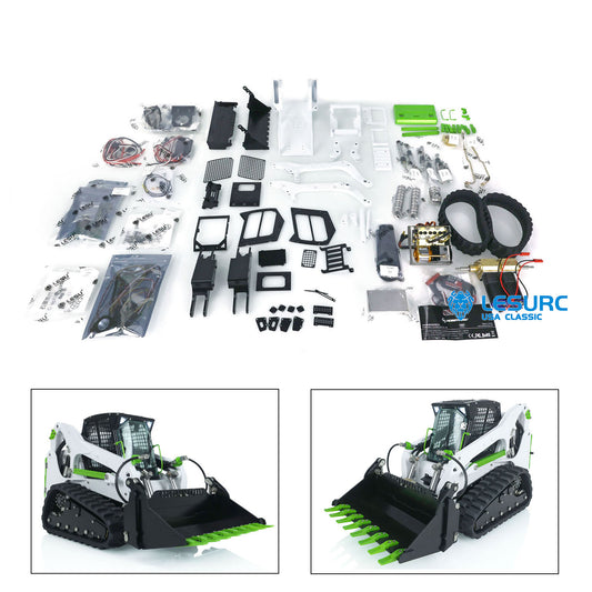 LESU Metal 1/14 Scale RC Hydraulic Loader Aoue LT5 Skid-Steer Radio Tracked Car Model Spare Parts Replacements Attachments