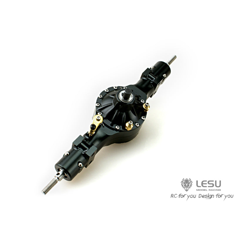 LESU Metal Rear Front Axle Differential Lock for 1/14 Scale Radio Controlled Tractor Truck Model Replacements Accessories