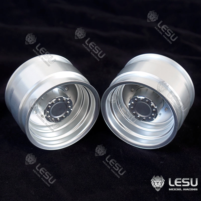 US STOCK LESU Metal Accessory Rear Wheel Hub Suitable for Walking RC Tractor Truck 1/16 DIY Model Radio Controlled Dumper DIY Parts