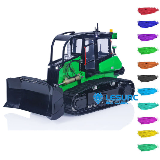 LESU Aoue 850K 1/14 RC Hydraulic Dozer Metal Remote Controlled Bulldozer Painted Assembled Hobby Model Emulated Vehicle