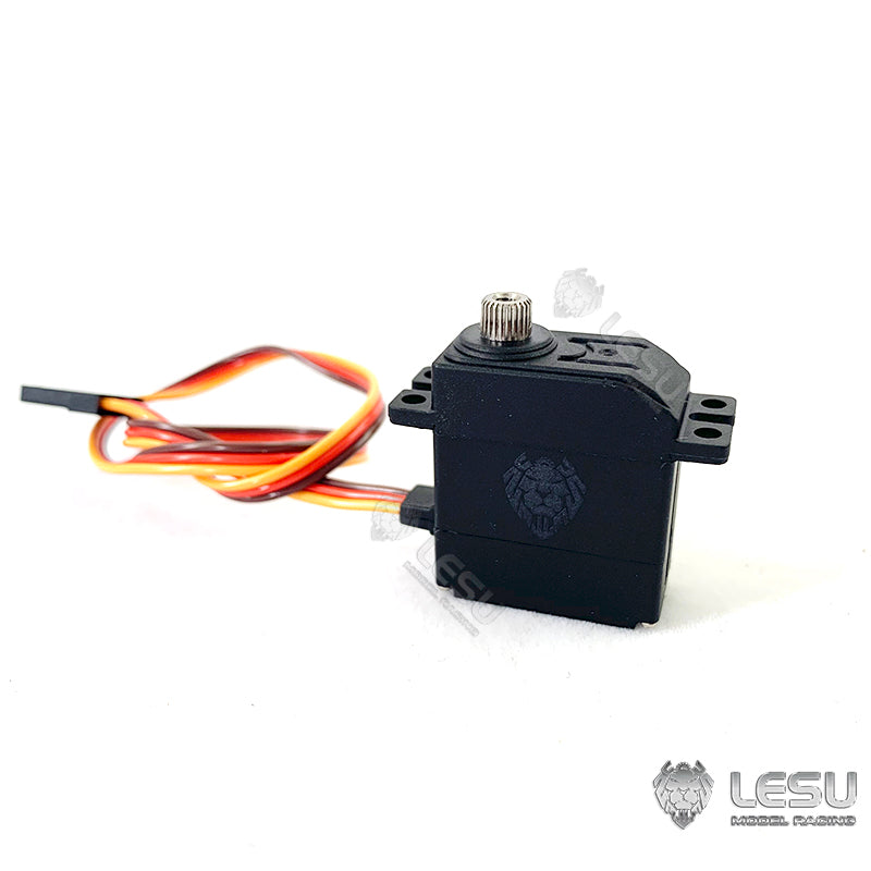 LESU RC Truck Spare Parts 12g 14kg Metal Gear Servo for 1/14 Customized Tractor Truck DIY Radio Controlled Trailer Dumper