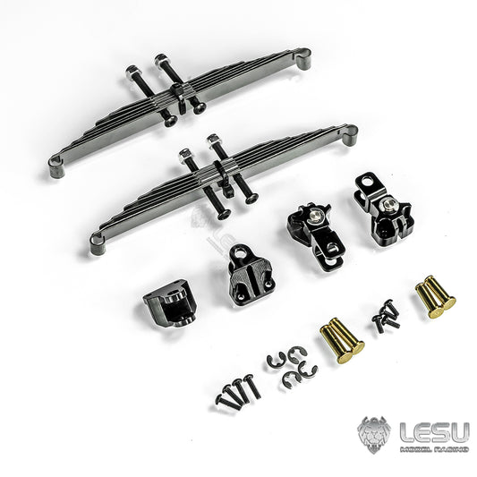US STOCK LESU Straight Plate Front Suspension Set for 1/14 TAMIYA RC Truck Tractor Model