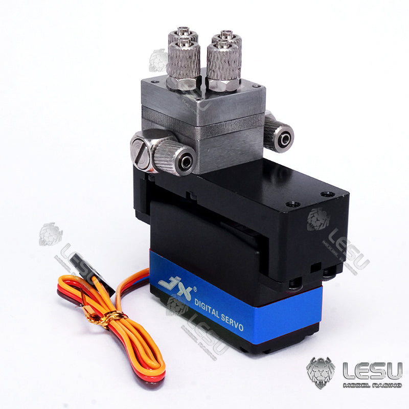 LESU Metal Distribution Directional Valve 12G 14KG Servo for 1/14 Scale Radio Controlled Hydraulic Truck Model Replacements