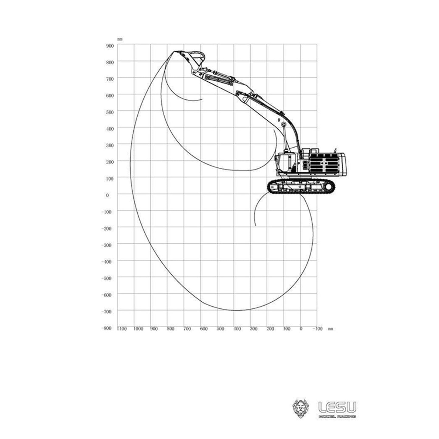 LESU 1/14 Metal Hydraulic RC Excavator C374F RTR Radio Controlled Digger Heavy Machine Paladin PL18EV LITE Battery Sound Smoke