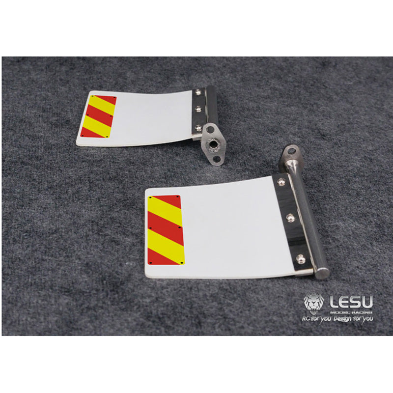 LESU Metal DIY Accessory Rear Mud Plate Suitable for 1/14 Scale American RC Truck Tractor Radio Controlled Car Upgrade Part