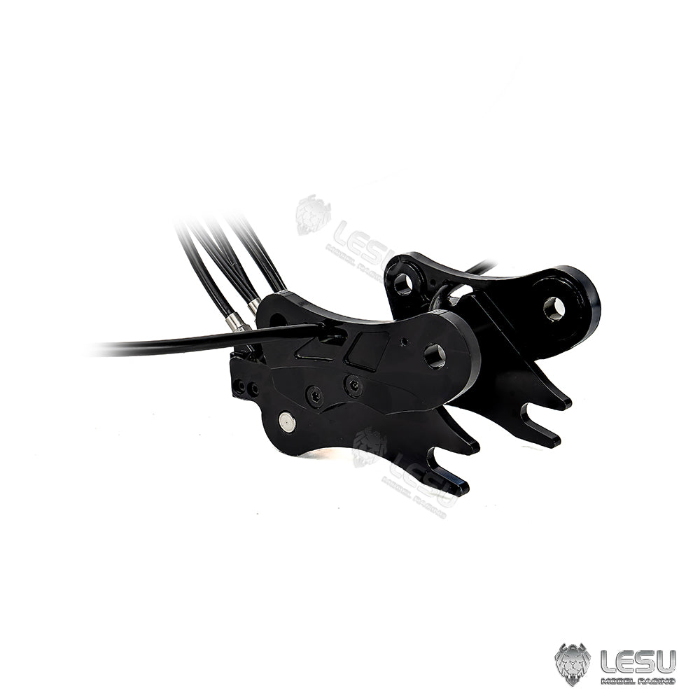 Metal Hydraulic Quick Release Coupler for LESU 1/14 RC Hydraulic Digger Aoue C374F Radio Control Excavator Heavy Machine Model