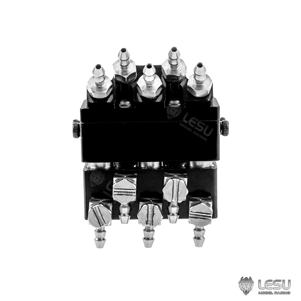 LESU Metal Hydraulic Nozzle Unit of Quick Coupler 1/14 RC Excavator Aoue LR960 Metal Part DIY Hobby Toy Models Accessories