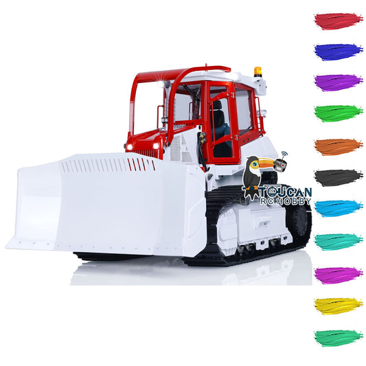 LESU 850K Metal 1/14 RC Hydraulic Bulldozer Remote Control Dozer Construction Vehicle PNP RTR Painted Hobby Model DIY Cars