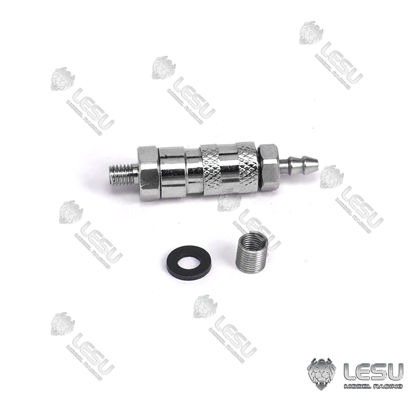 LESU 1/14 Metal Tubing Connector C for RC TAMIYA Dumper Truck 3x2MM Oil Pipes Spare Parts