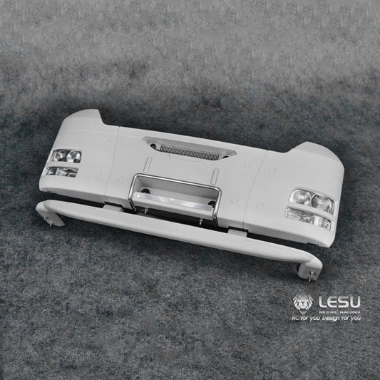 Lesu Upgraded Parts Metal Lower TopLine Front Bumper Suitable for 1/14 Scale RC Truck TGX Radio Controlled Dumper Car Model